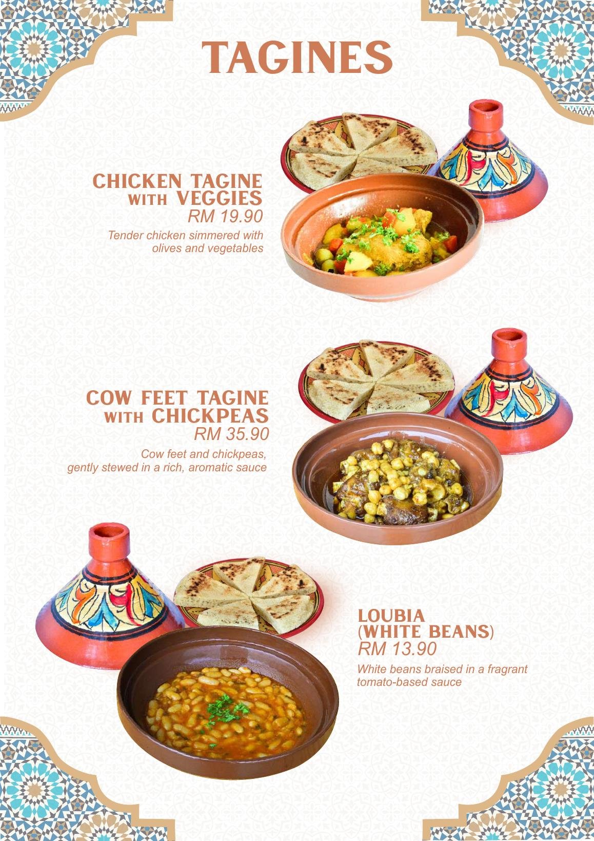 Menu Page 08 — Tagines